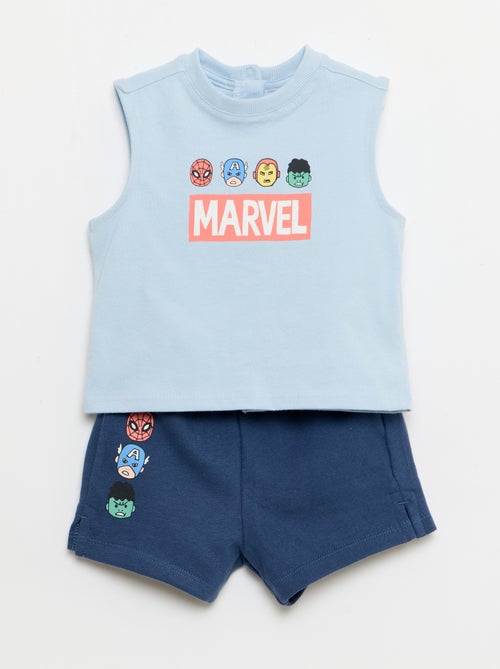 Completo 2 pezzi canotta + shorts 'Marvel' - Kiabi