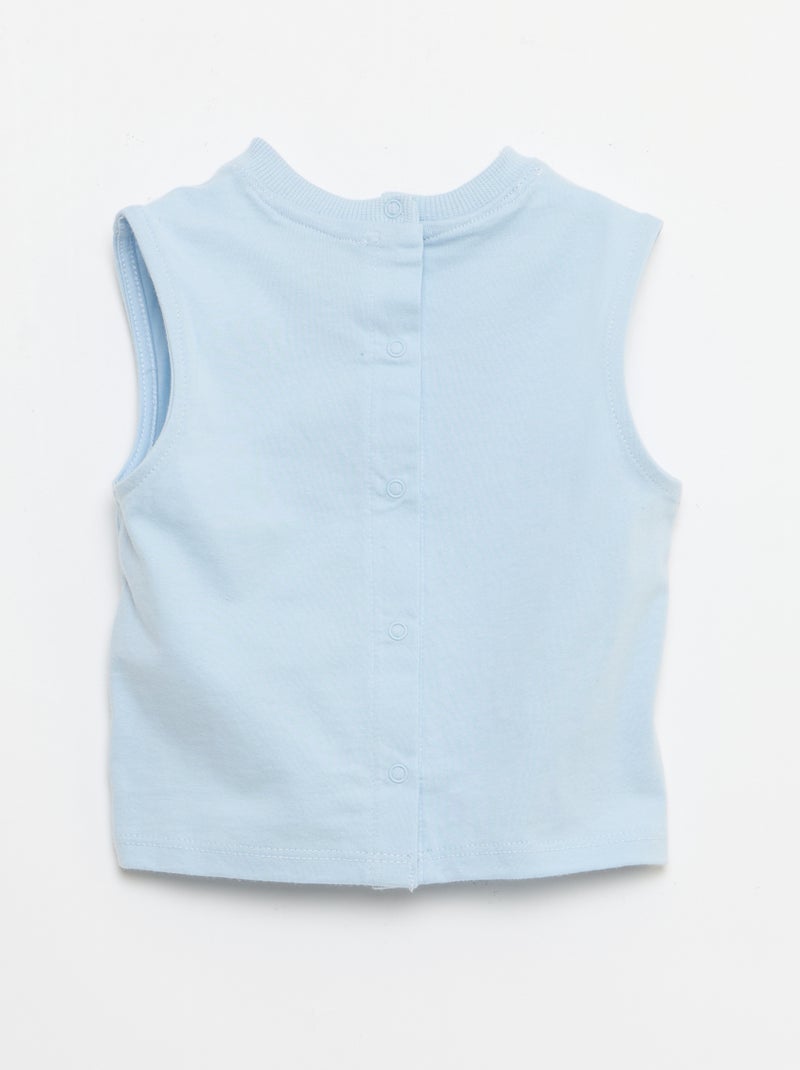 Completo 2 pezzi canotta + shorts 'Marvel' Blu - Kiabi