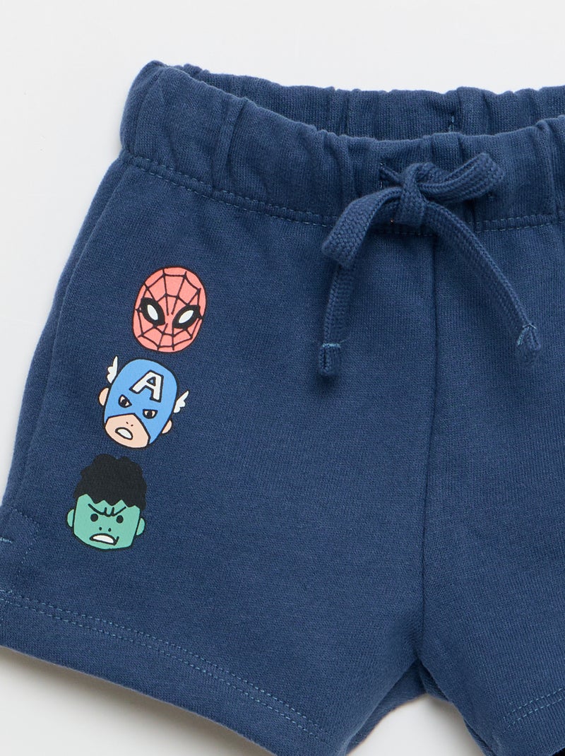 Completo 2 pezzi canotta + shorts 'Marvel' Blu - Kiabi