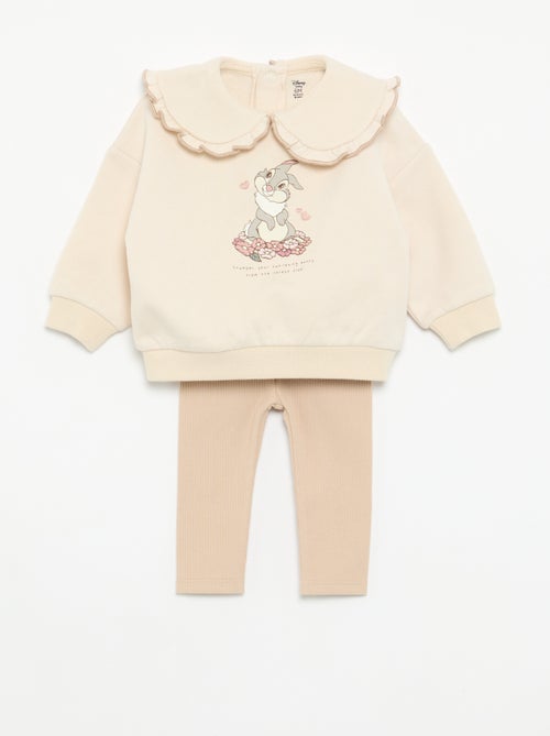 Completo 2 pezzi 'Disney' - Felpa + leggings - Kiabi Completo 2 pezzi 'Disney' - Felpa + leggings - Kiabi