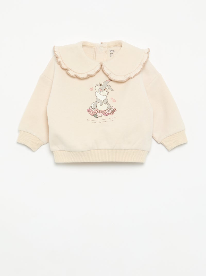 Completo 2 pezzi 'Disney' - Felpa + leggings Beige - Kiabi