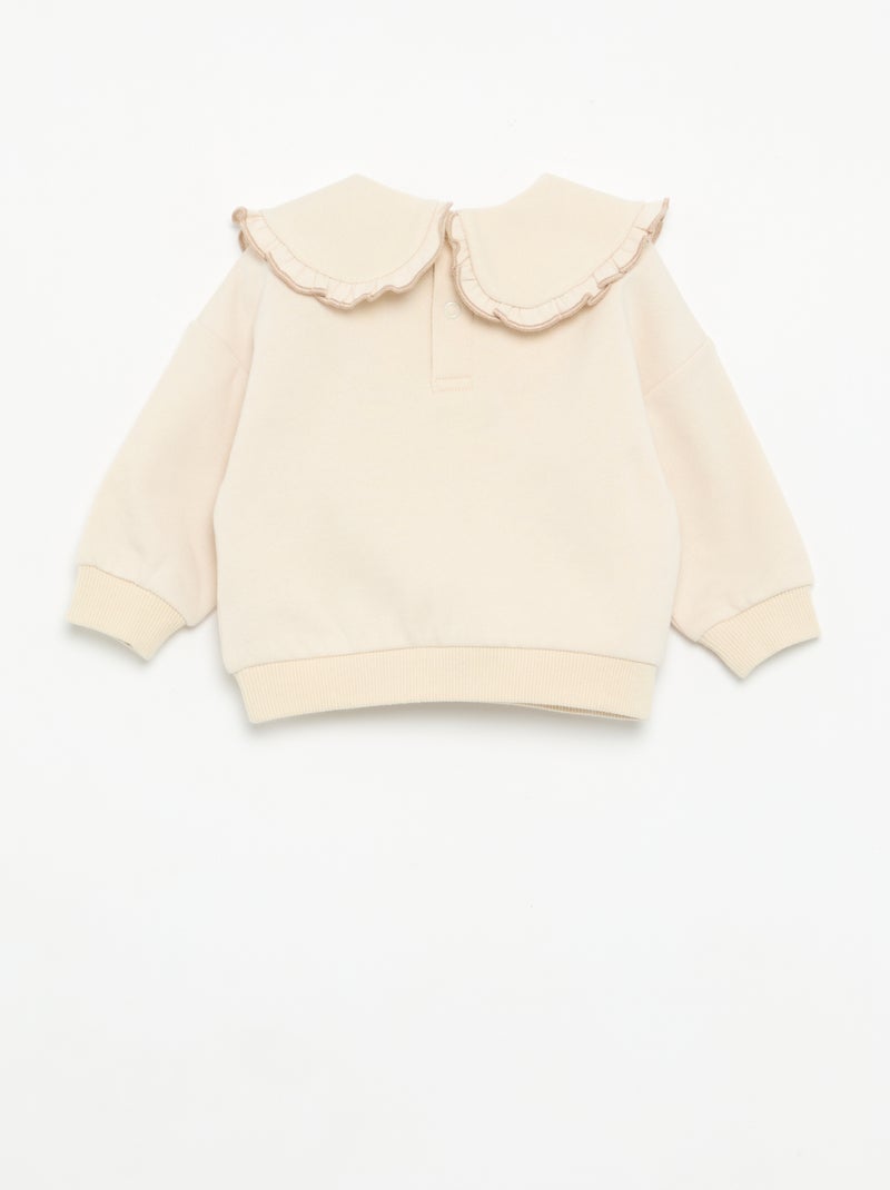 Completo 2 pezzi 'Disney' - Felpa + leggings Beige - Kiabi