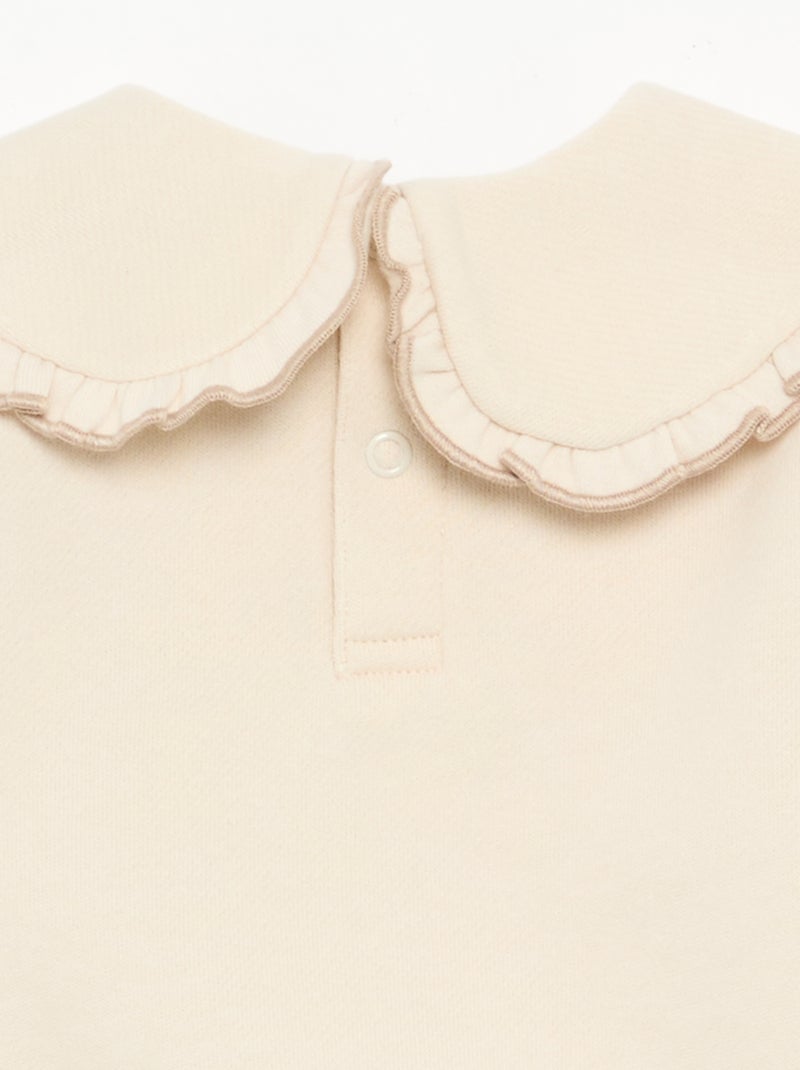 Completo 2 pezzi 'Disney' - Felpa + leggings Beige - Kiabi