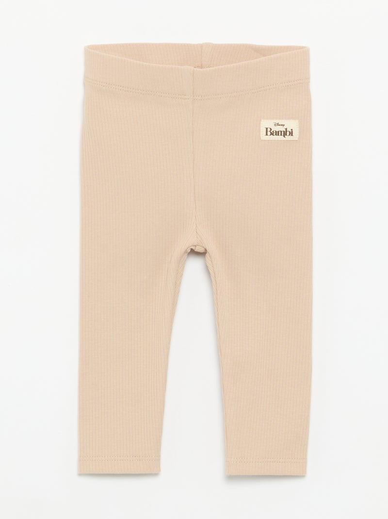 Completo 2 pezzi 'Disney' - Felpa + leggings Beige - Kiabi