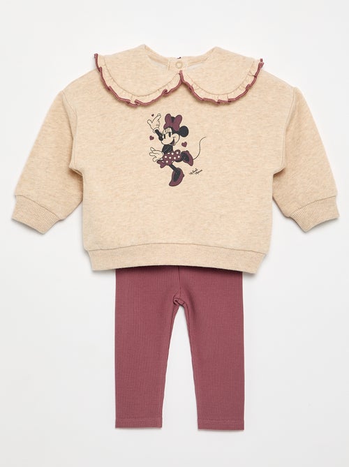 Completo 2 pezzi \'Disney\' - Felpa + leggings - Kiabi