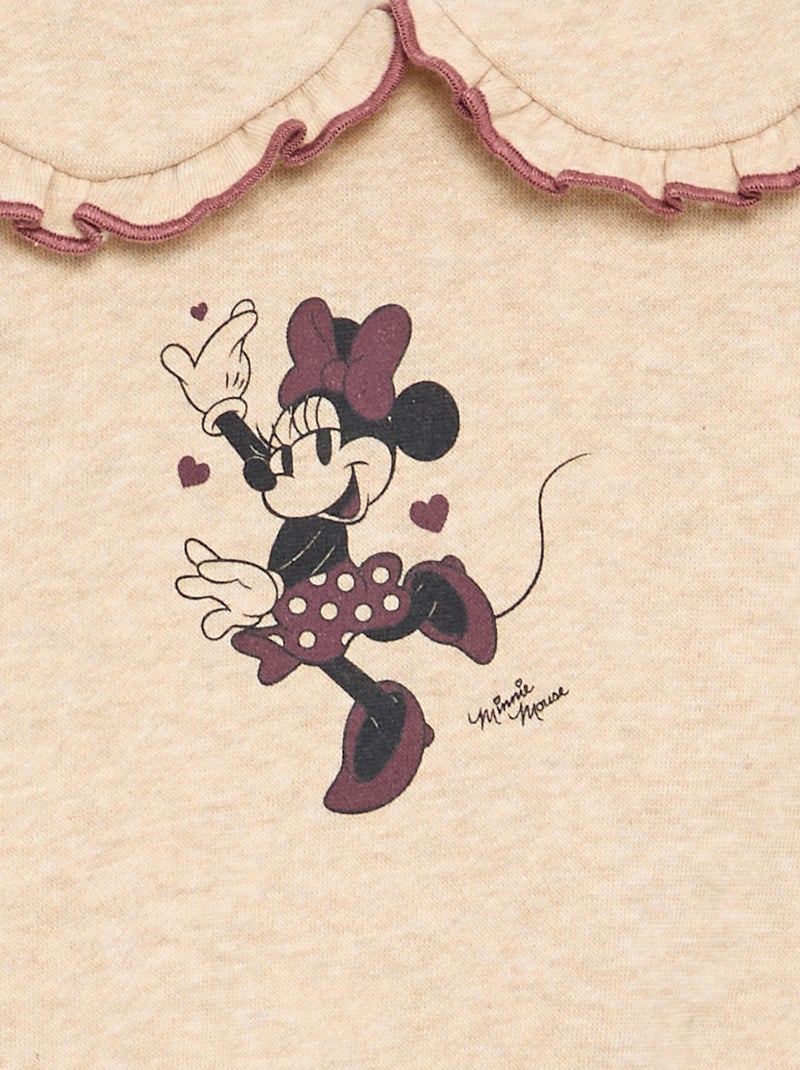 Completo 2 pezzi \'Disney\' - Felpa + leggings Rosa - Kiabi