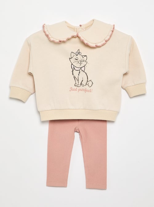 Completo 2 pezzi 'Disney' - Felpa + leggings - Kiabi