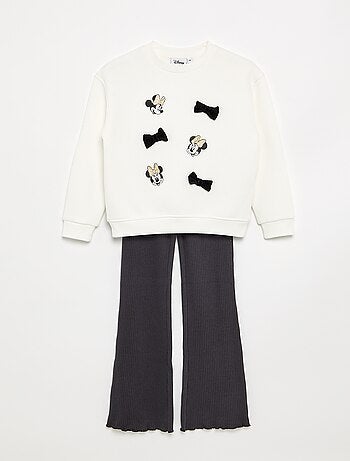 Completo 2 pezzi 'Disney' 'Minnie' - Felpa + legging