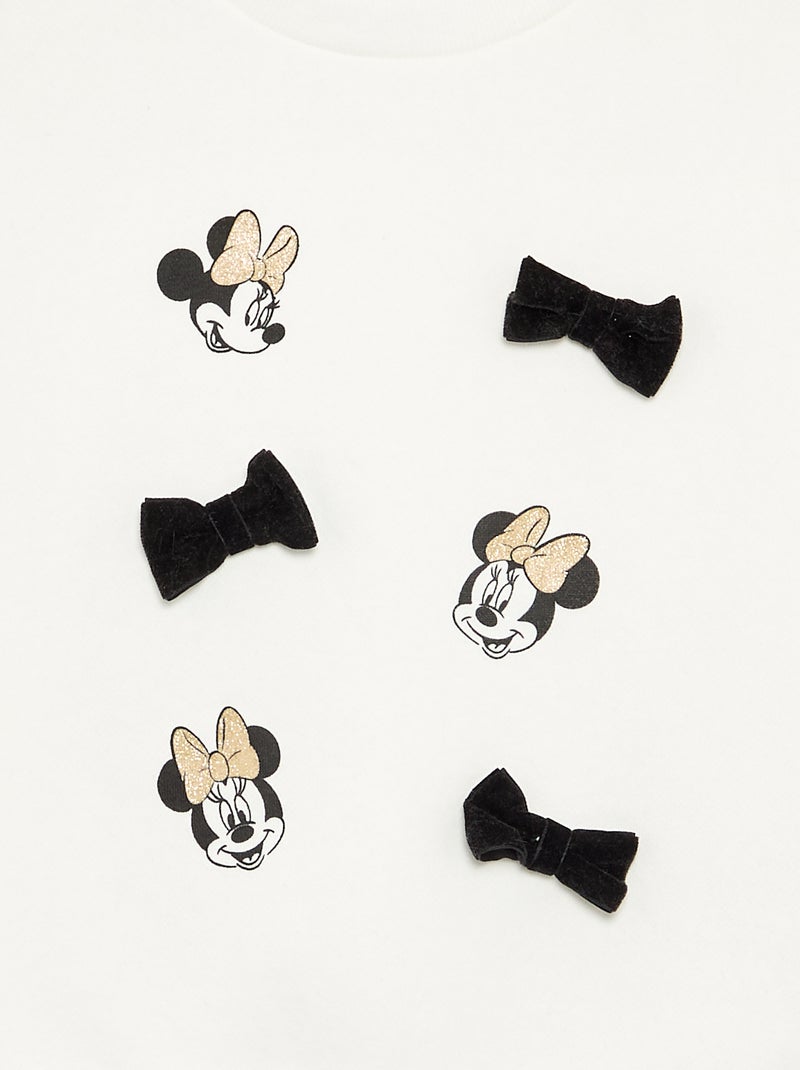 Completo 2 pezzi 'Disney' 'Minnie' - Felpa + legging Bianco - Kiabi