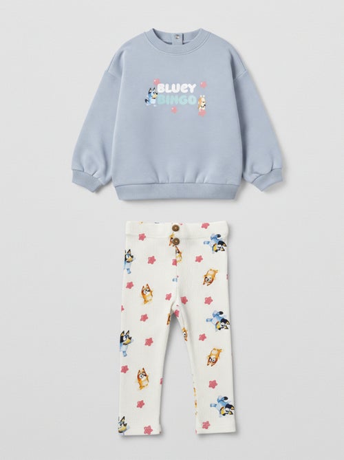 Completo 2 pezzi Felpa + leggings 'Bluey' - Kiabi