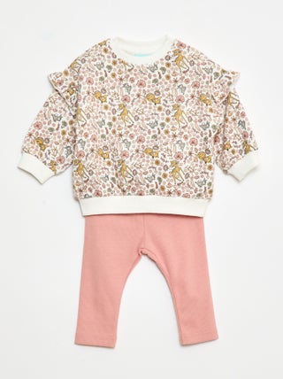 Completo 2 pezzi felpa + leggings 'Disney'