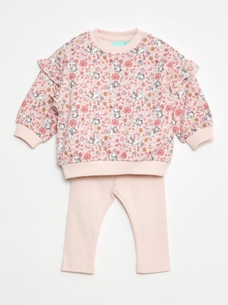Completo 2 pezzi felpa + leggings 'Disney'