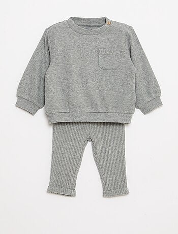 Completo 2 pezzi felpa + leggings