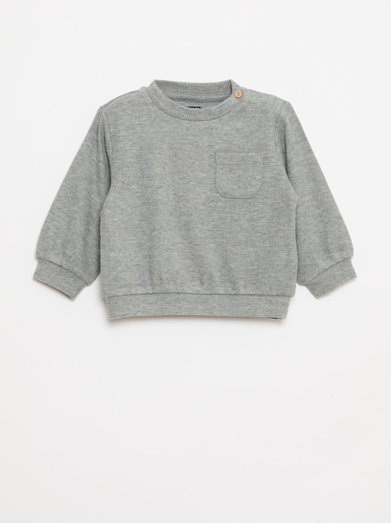 Completo 2 pezzi felpa + leggings Grigio - Kiabi