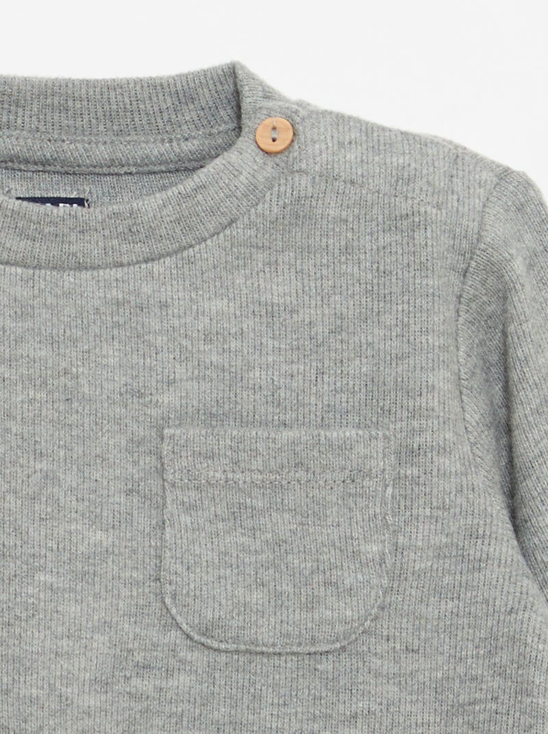 Completo 2 pezzi felpa + leggings Grigio - Kiabi