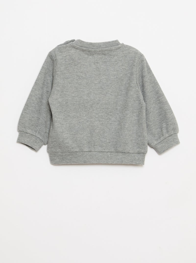 Completo 2 pezzi felpa + leggings Grigio - Kiabi