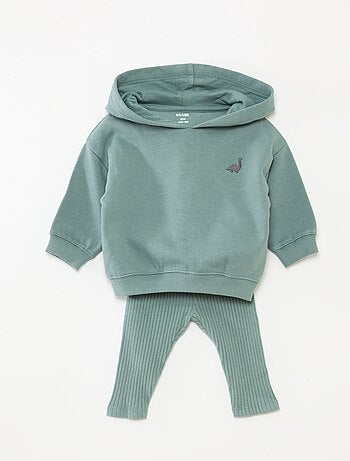 Completo 2 pezzi felpa + leggings