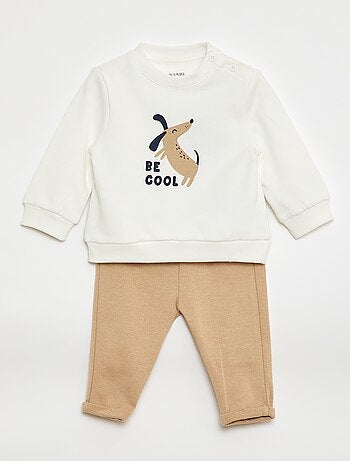 Completo 2 pezzi felpa + pantaloni