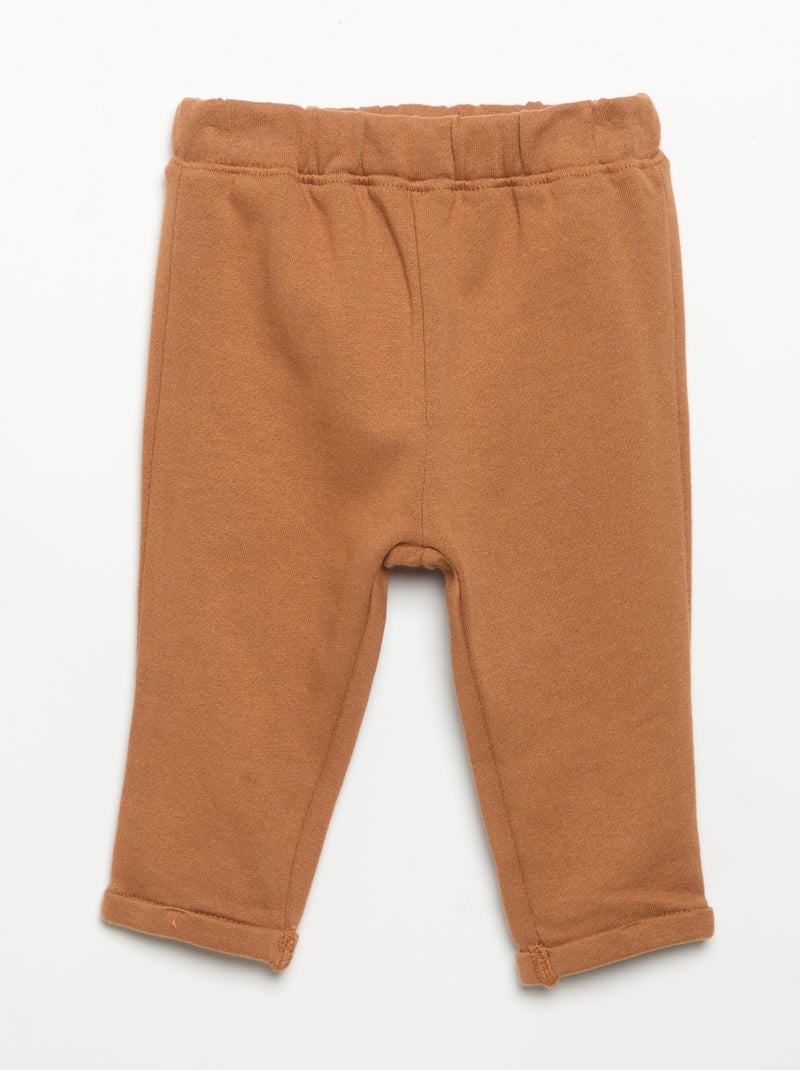 Completo 2 pezzi felpa + pantaloni Beige - Kiabi