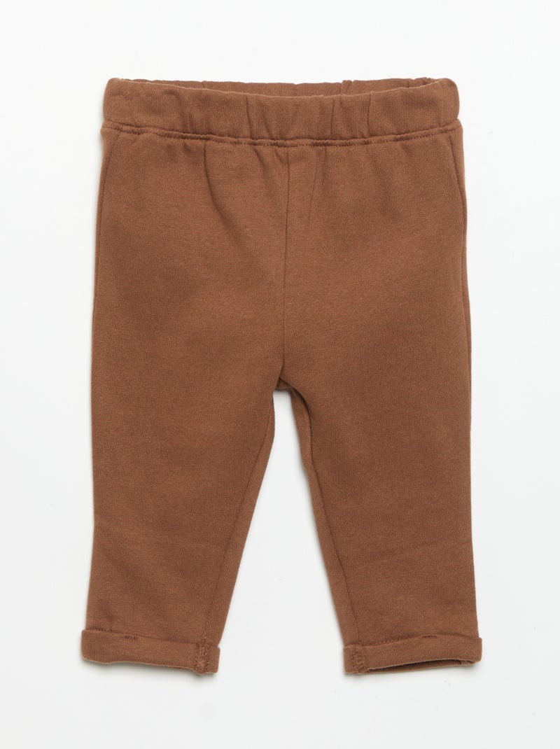 Completo 2 pezzi felpa + pantaloni Beige - Kiabi