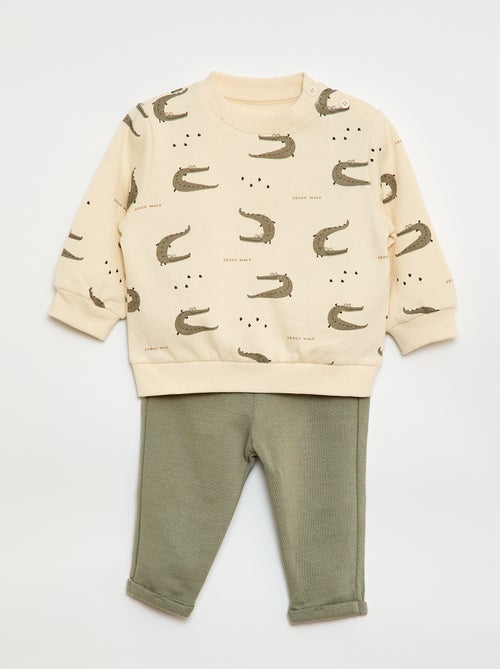 Completo 2 pezzi felpa + pantaloni - Kiabi