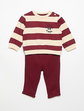 Completo 2 pezzi felpa + pantaloni