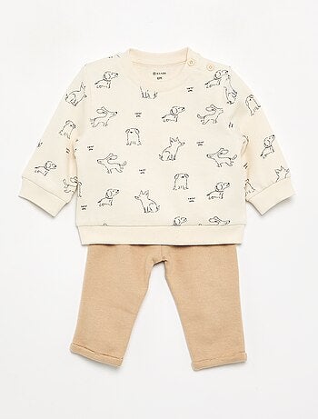 Completo 2 pezzi felpa + pantaloni