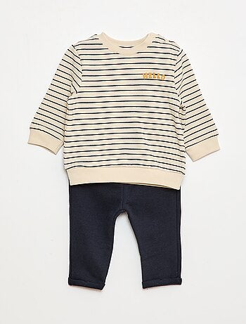 Completo 2 pezzi felpa + pantaloni