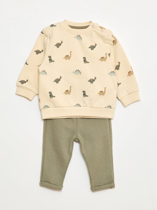 Completo 2 pezzi felpa + pantaloni - Kiabi