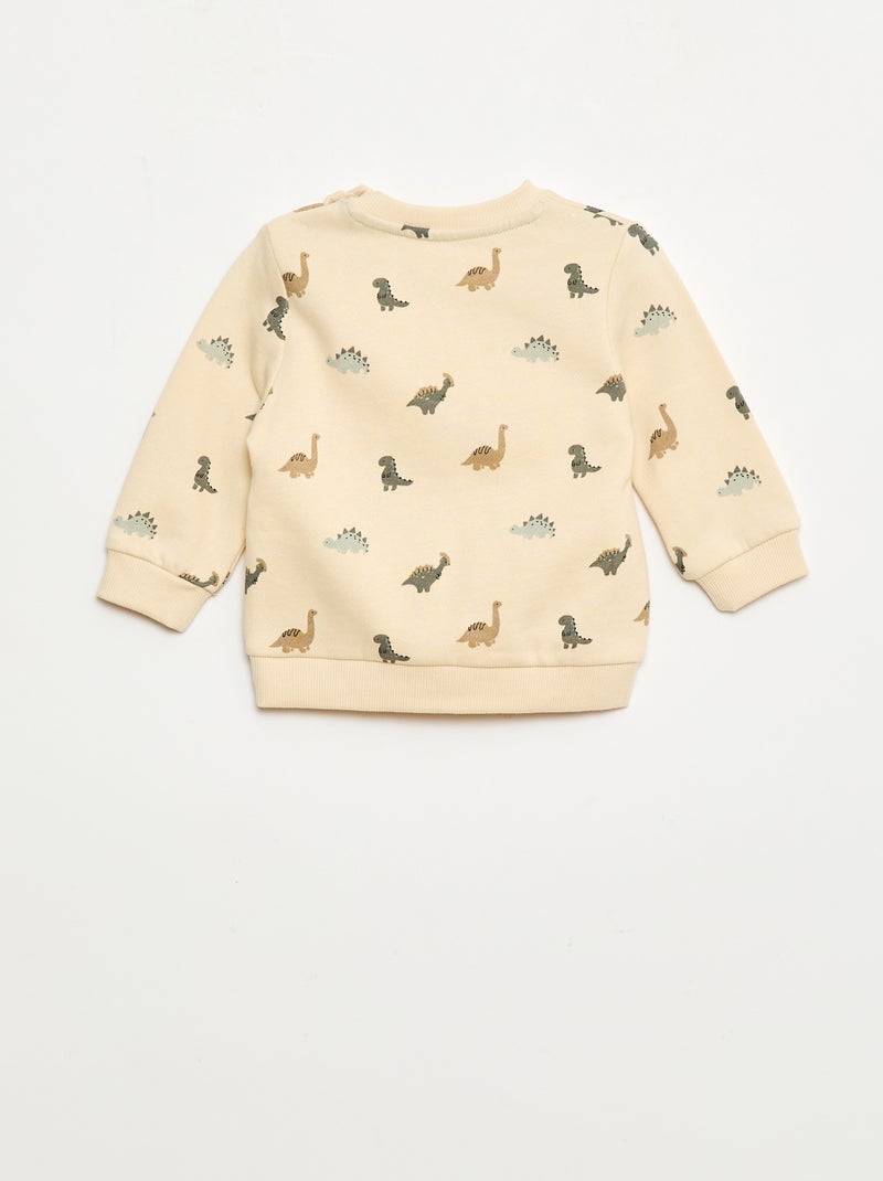 Completo 2 pezzi felpa + pantaloni Bianco - Kiabi