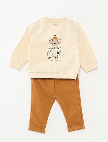 Completo 2 pezzi felpa + pantaloni