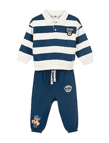 Completo 2 pezzi felpa polo + pantaloni da jogging 'Paw Patrol'