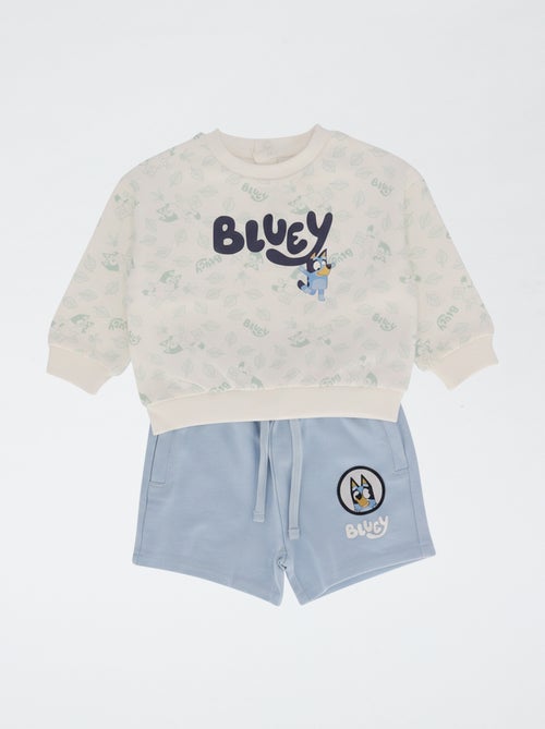 Completo 2 pezzi felpa + shorts 'Bluey' - Kiabi