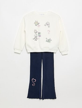 Completo 2 pezzi 'Gabby e la casa delle bambole' - Felpa + leggings