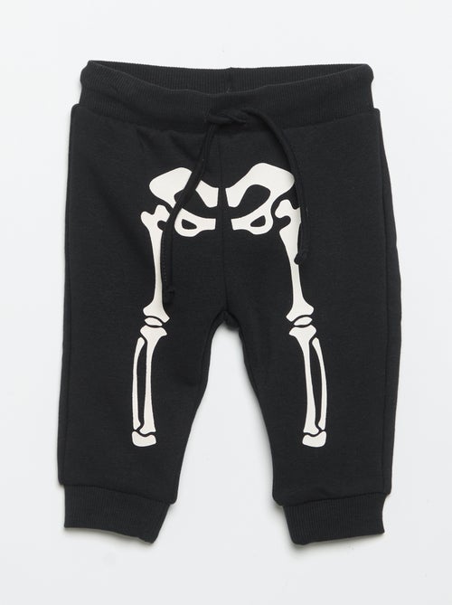 Completo 2 pezzi \'Halloween\' - Felpa + pantaloni da jogging - Kiabi