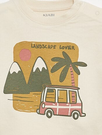 Completo 2 pezzi in cotone T-shirt + short