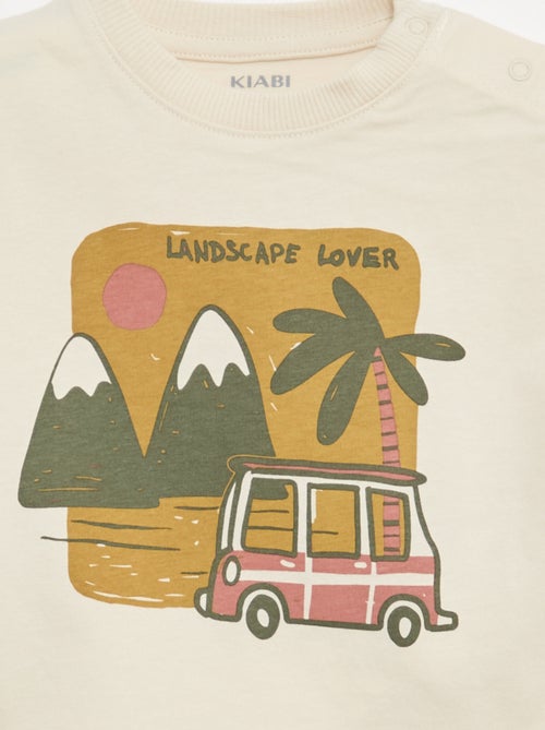 Completo 2 pezzi in cotone T-shirt + short - Kiabi