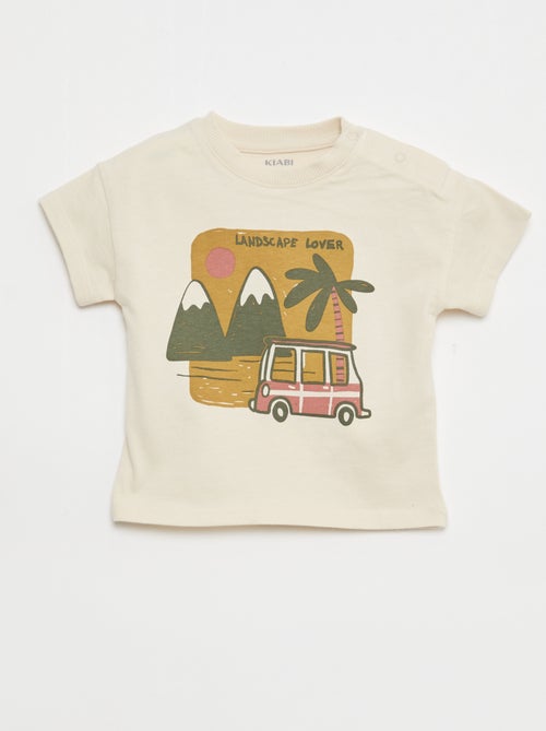 Completo 2 pezzi in cotone T-shirt + short - Kiabi