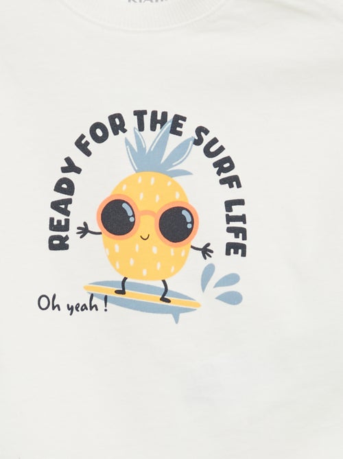 Completo 2 pezzi in cotone T-shirt + short - Kiabi