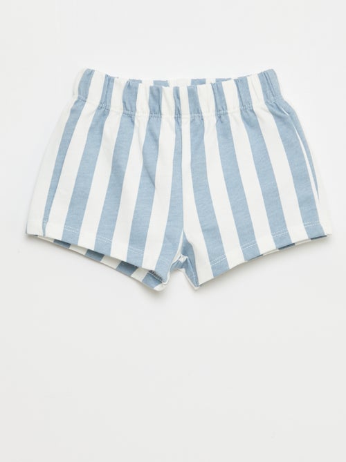 Completo 2 pezzi in cotone T-shirt + short - Kiabi