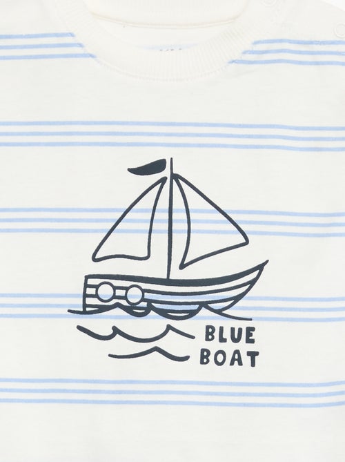 Completo 2 pezzi in cotone T-shirt + short - Kiabi