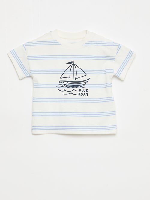 Completo 2 pezzi in cotone T-shirt + short - Kiabi