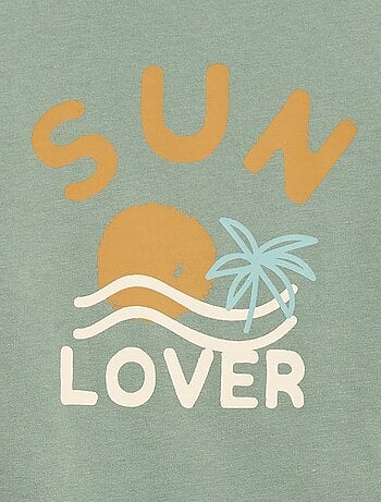 Completo 2 pezzi in cotone T-shirt + short