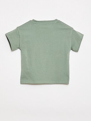 Completo 2 pezzi in cotone T-shirt + short