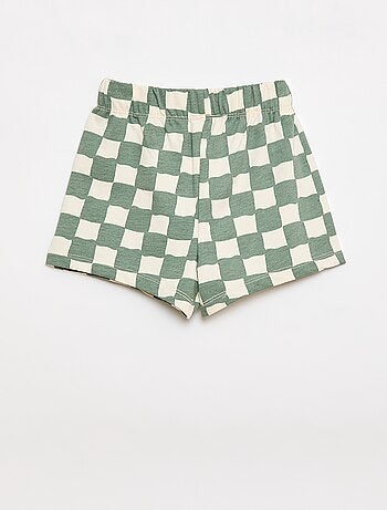 Completo 2 pezzi in cotone T-shirt + short