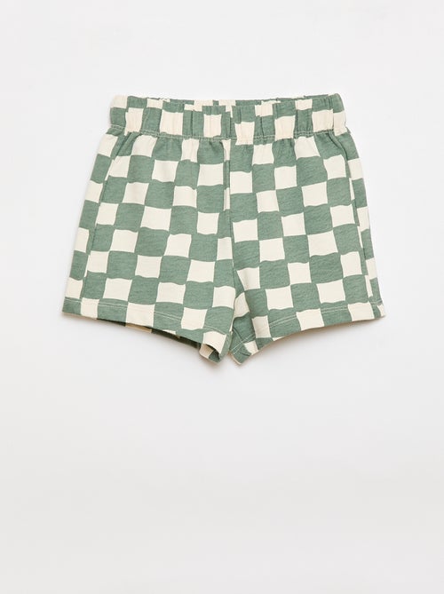 Completo 2 pezzi in cotone T-shirt + short - Kiabi