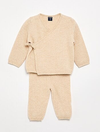 Completo 2 pezzi in lana e cashmere - Premium