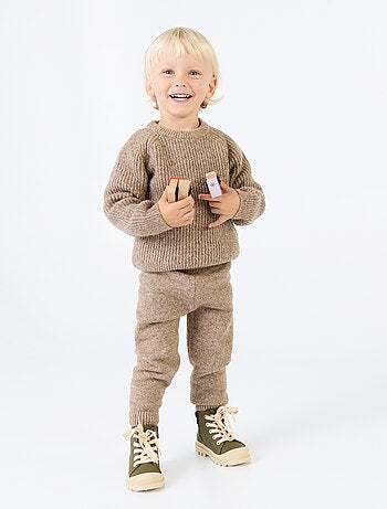 Completo 2 pezzi in maglia - maglione + leggings