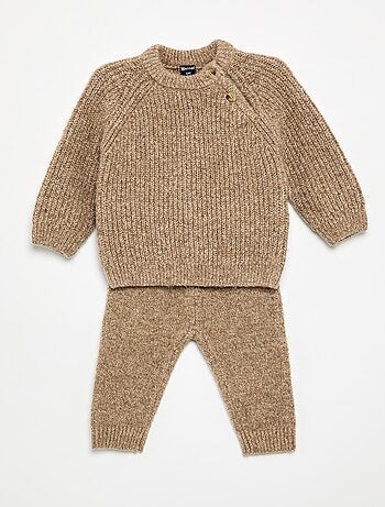 Completo 2 pezzi in maglia - maglione + leggings