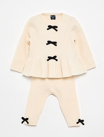 Completo 2 pezzi in maglia - Maglione + leggings
